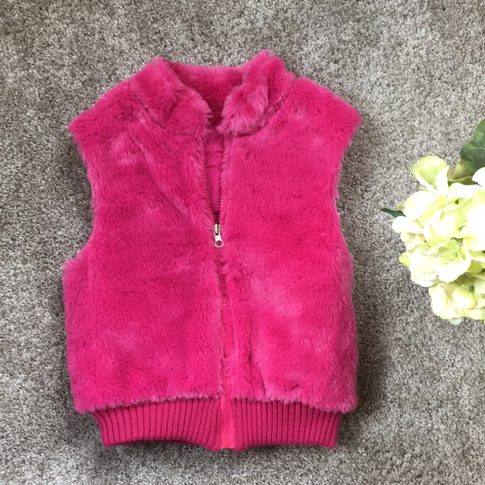 Furry Vest...size 4-6x